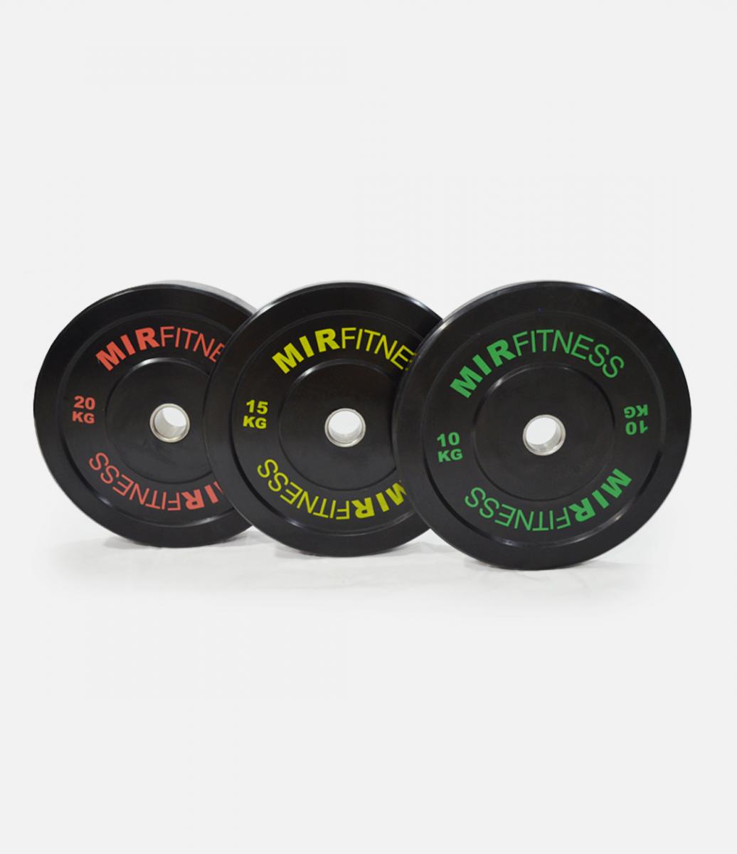 Bumper Olimpico de Goma 15k Marca Mir                      